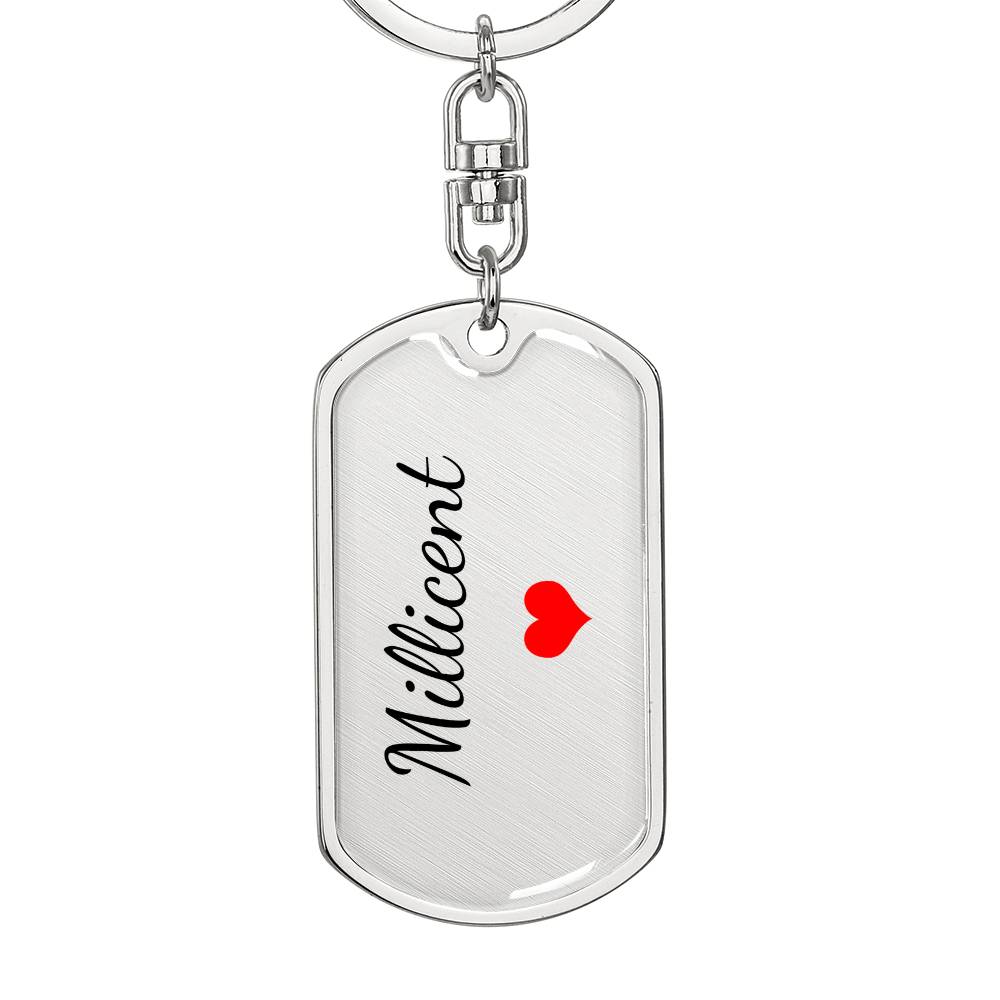 Millicent Keychain – Name Keychain Gift