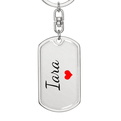 Iara Keychain – Custom Name Keychain for Women