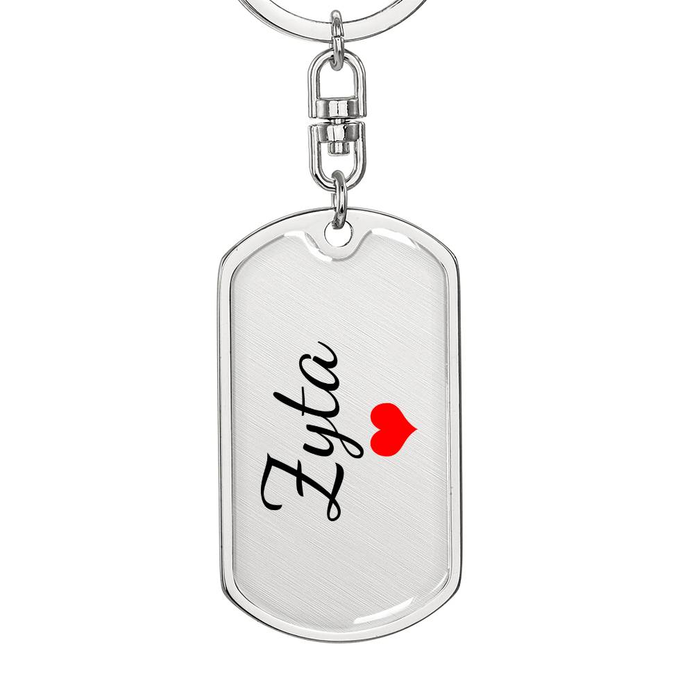 Zyta Keychain – Custom Name Keychain for Women