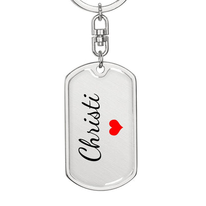 Christi Keychain – Name Keychain for Women