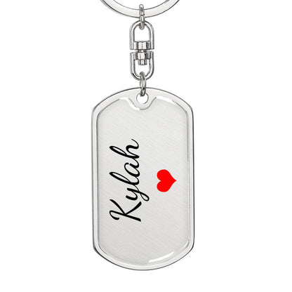Kylah Keychain – Custom Name Keychain for Women