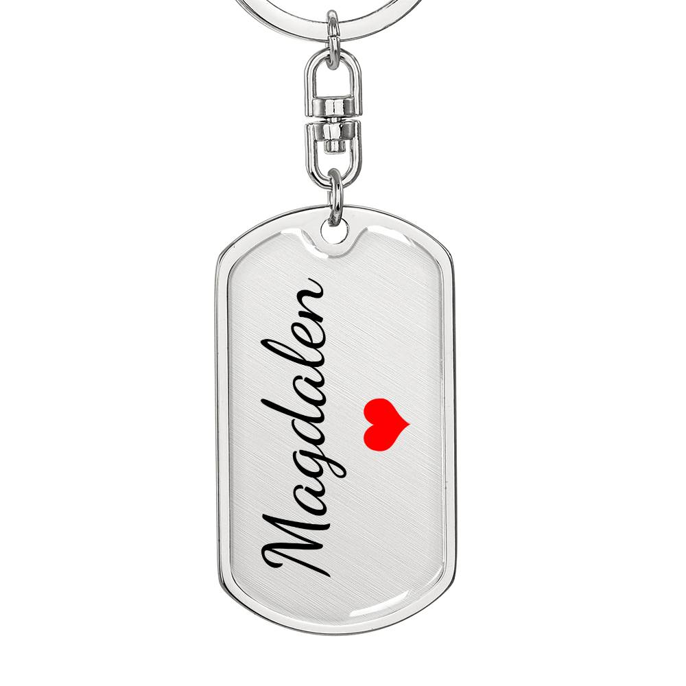 Magdalen Keychain – Name Keychain Gift