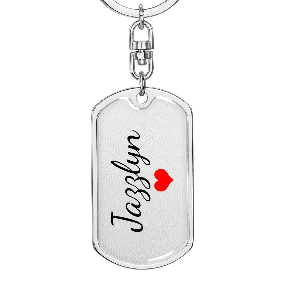 Jazzlyn Keychain – Name Keychain for Women
