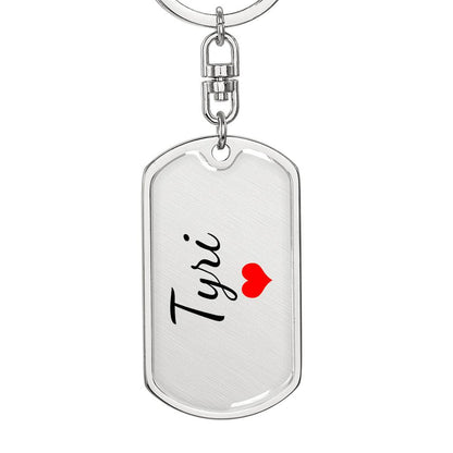 Tyri Keychain – Custom Name Keychain for Women