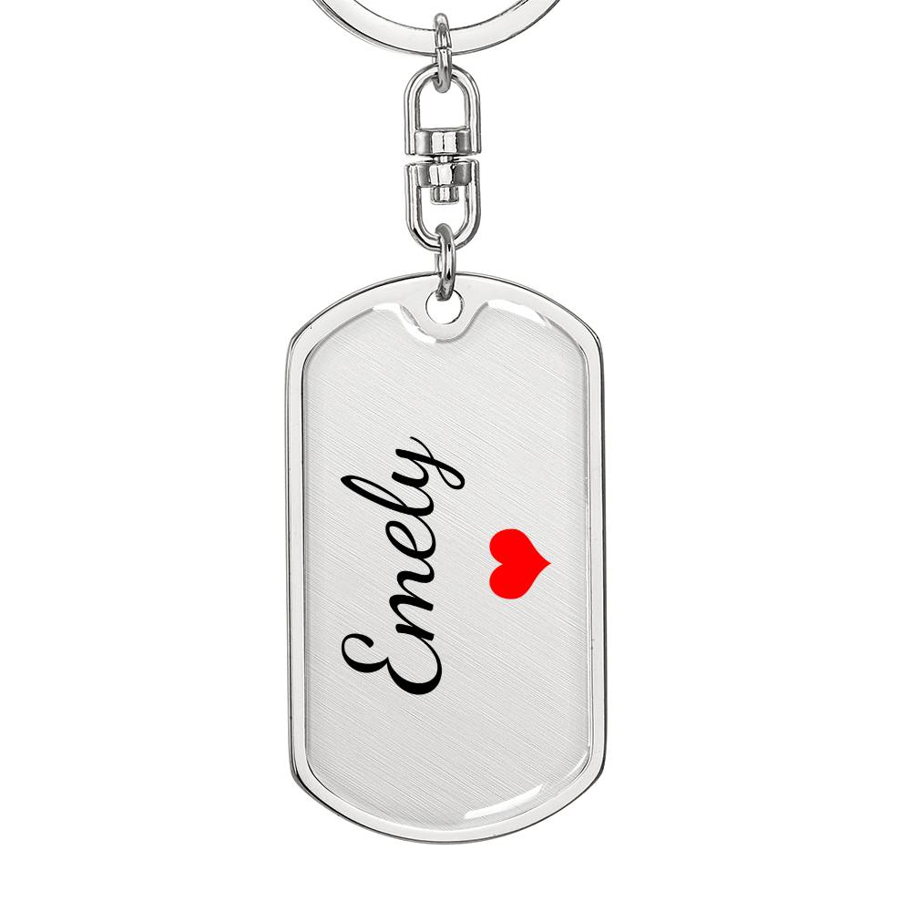 Emely Keychain – Custom Name Keychain for Women