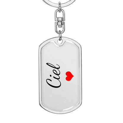 Ciel Keychain – Custom Name Keychain for Women