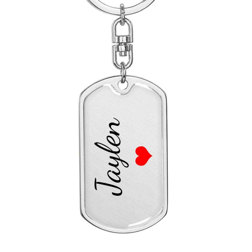 Jaylen Keychain – Custom Name Keychain for Women