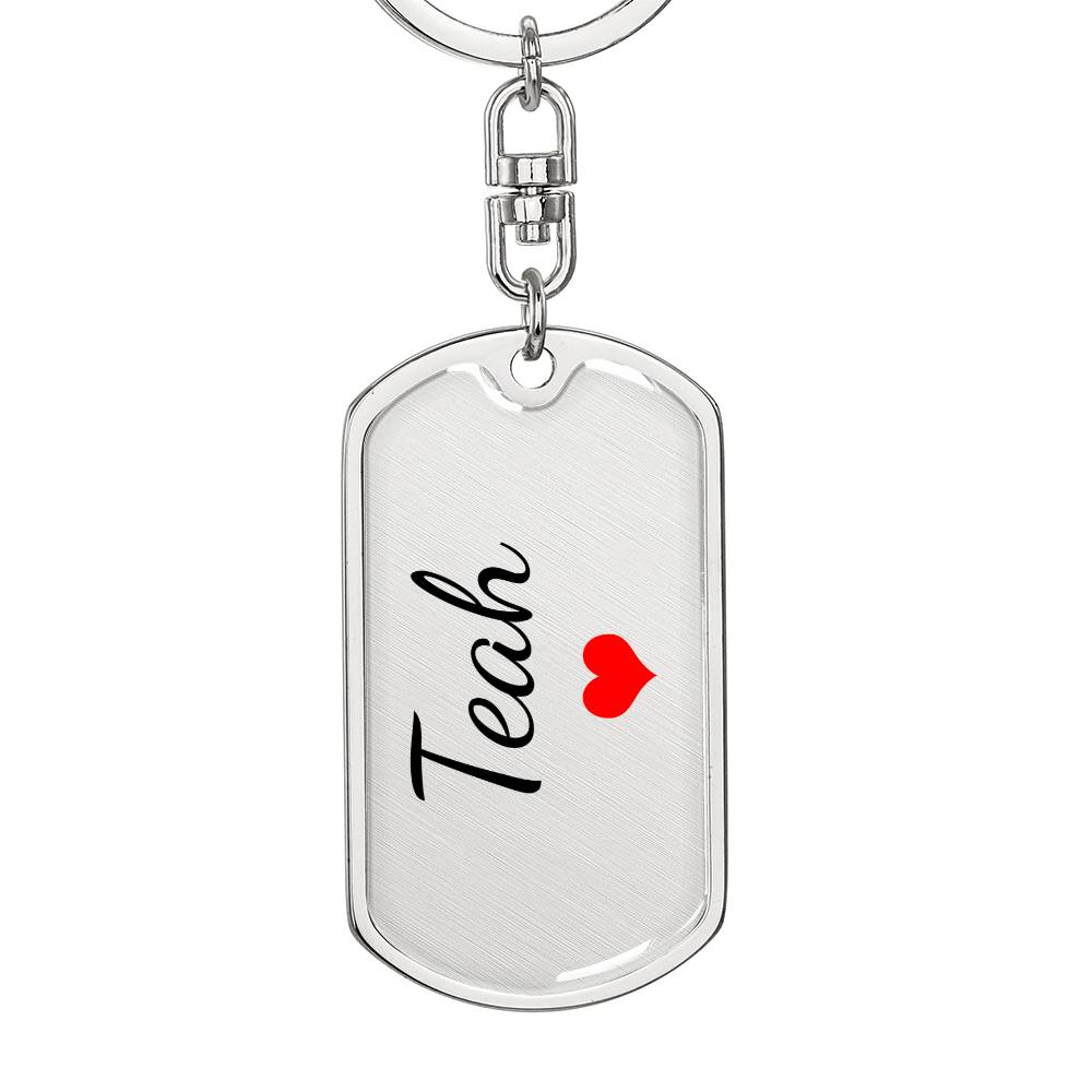 Teah Keychain – Custom Name Keychain for Women