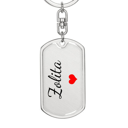 Zolita Keychain – Custom Name Keychain for Women