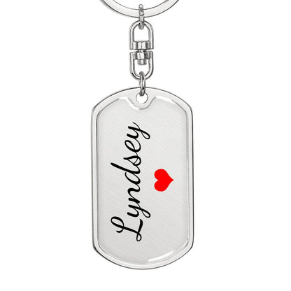 Lyndsey Keychain – Name Keychain for Women