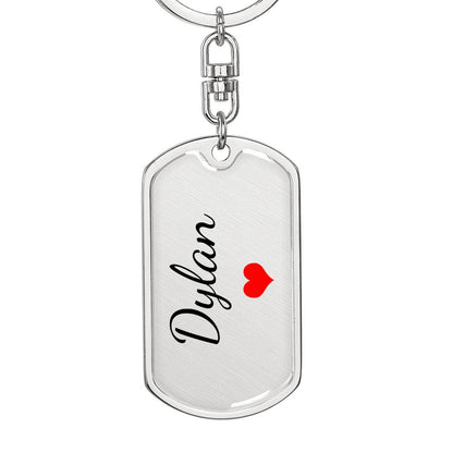 Dylan Keychain – Custom Name Keychain for Women