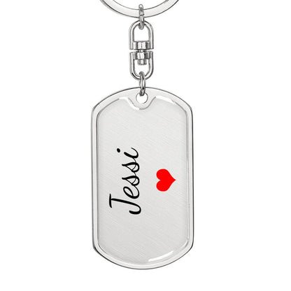 Jessi Keychain – Custom Name Keychain for Women