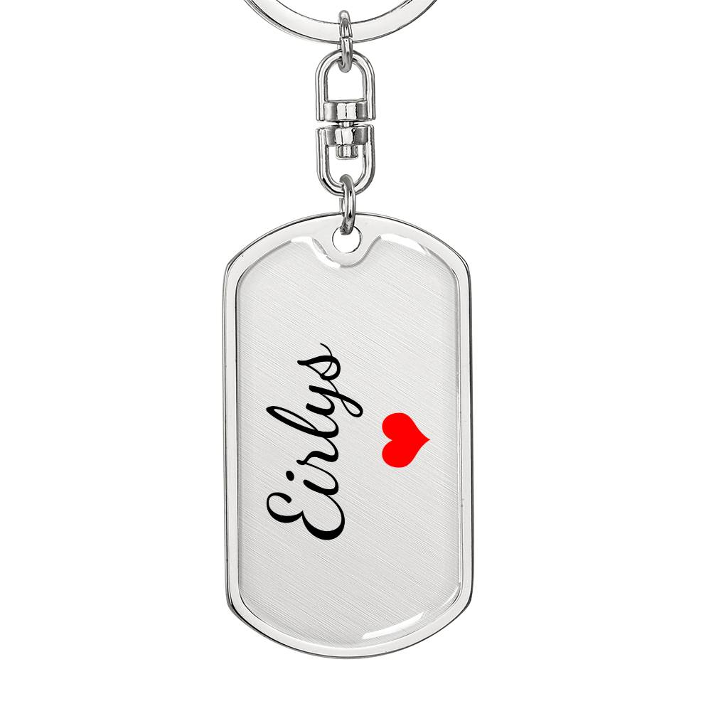 Eirlys Keychain – Custom Name Keychain for Women