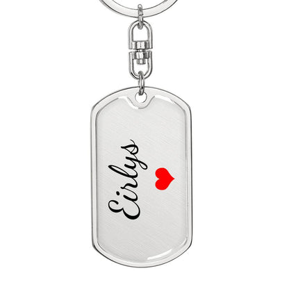 Eirlys Keychain – Custom Name Keychain for Women
