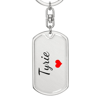 Tyrie Keychain – Custom Name Keychain for Women