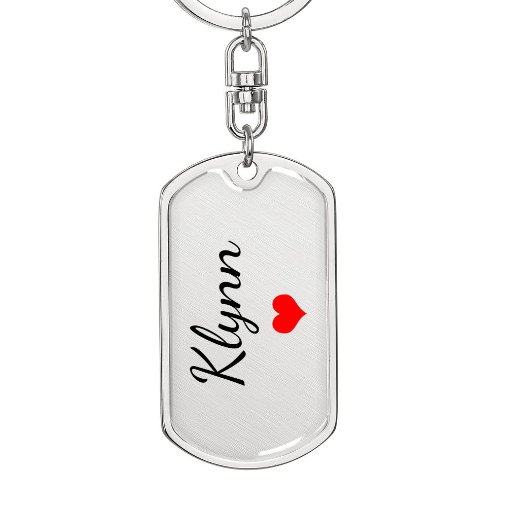 Klynn Keychain – Custom Name Keychain for Women