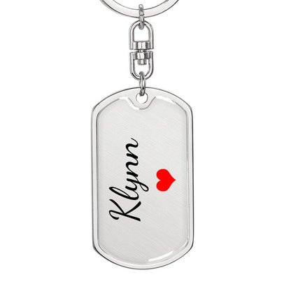 Klynn Keychain – Custom Name Keychain for Women