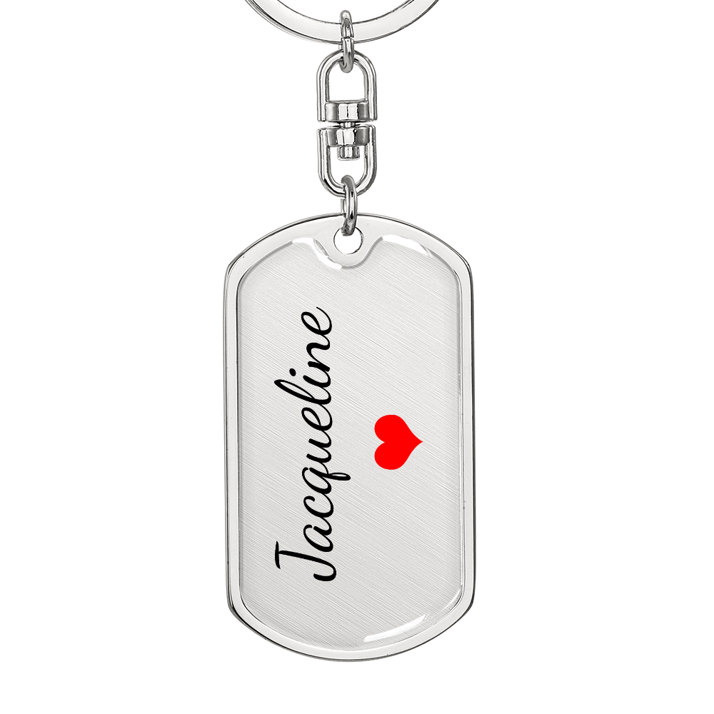 Jacqueline Keychain – Name Keychain Gift