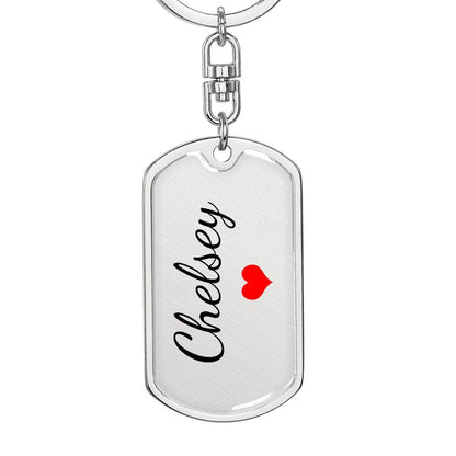 Chelsey Keychain – Name Keychain for Women
