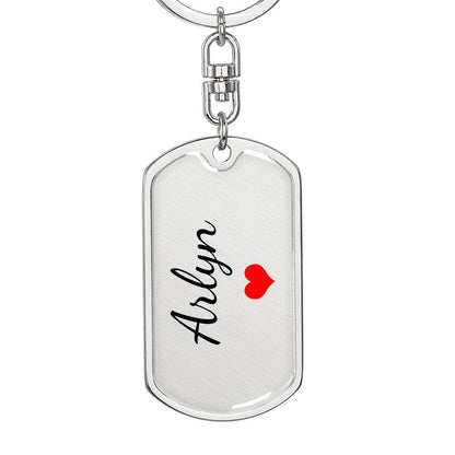 Arlyn Keychain – Custom Name Keychain for Women