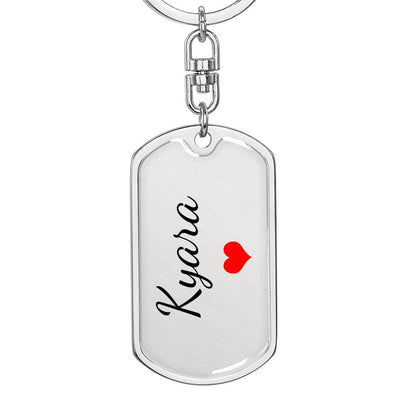 Kyara Keychain – Custom Name Keychain for Women