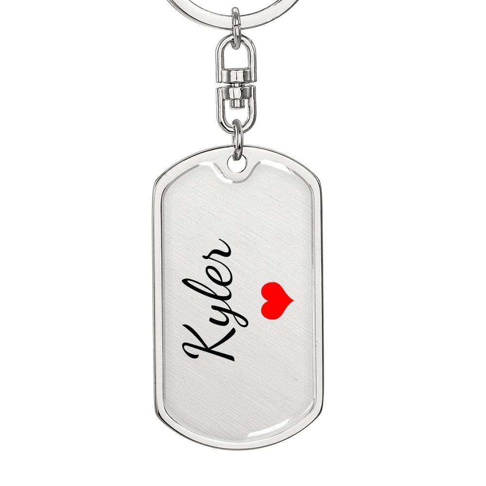 Kyler Keychain – Custom Name Keychain for Women