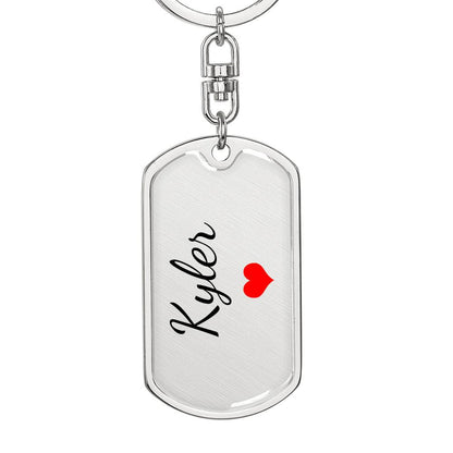 Kyler Keychain – Custom Name Keychain for Women