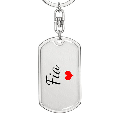 Fia Keychain – Custom Name Keychain for Women