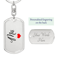 Load image into Gallery viewer, Personalized Ma Keychain, Custom Ma Gift from Daughter or Son

