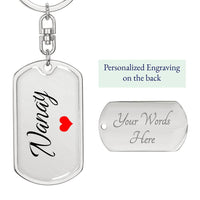 Load image into Gallery viewer, Filipino Mom Gift, Nanay Personalized Keychain, Pinoy Mother Gift
