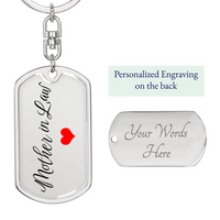 Load image into Gallery viewer, Custom Mother in Law Gift from Bride, Personalized Mother-in-Law Keychain
