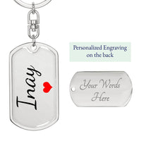 Load image into Gallery viewer, Inay Gift, Filipino Mom Gift, Mahal Kong Inay Personalized Keychain, Pinay Mothers Day Keepsake from Anak
