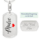 Regalo Grabado para Madre, Llavero Personalizado para Madre, Dia de las Madres Keepsake from Hijos, Spanish Mother Gift
