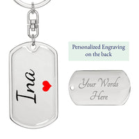 Load image into Gallery viewer, Ina Gift, Personalized Ina Keychain, Filipino Mom Gift for Ina, Personalized Tagalog Keychain, Pinoy Mothers Day
