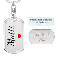 Load image into Gallery viewer, Muttertag Geschenk fur Mutti, Personalisierter Schlusselanhanger, German Mom Gift Personalized
