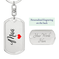 Load image into Gallery viewer, Indian Mom Gift Personalized, Maa Keychain for Desi Mothers Day from Beta Beti
