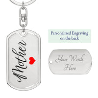 Load image into Gallery viewer, Mothers Day Keychain for Her, Personalized Mother Keychain from Daughter Son
