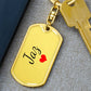 Jaz Keychain – Custom Name Keychain for Women