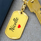 Nicolle Keychain – Name Keychain for Women
