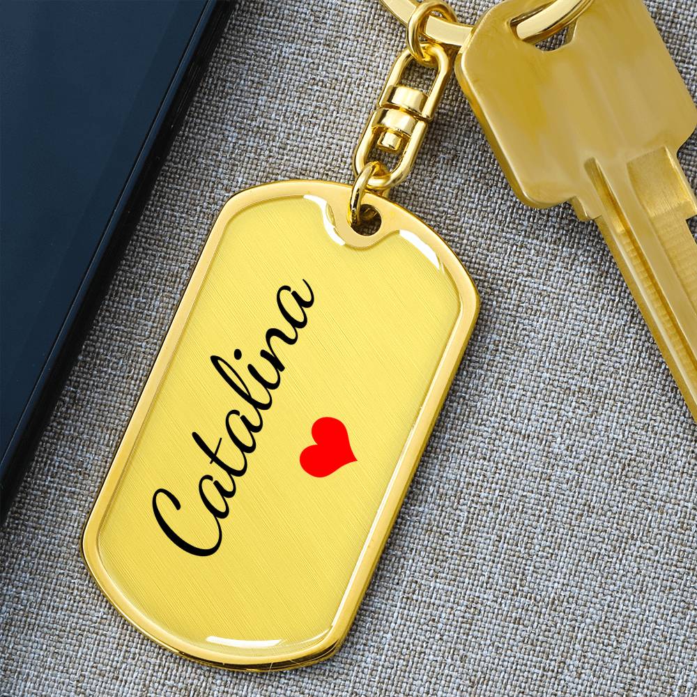 Catalina Keychain – Name Keychain Gift