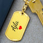 Ajla Keychain – Custom Name Keychain for Women