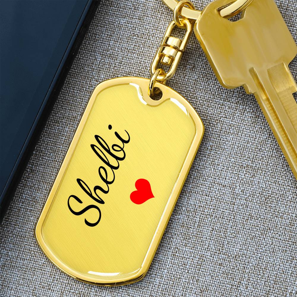 Shelbi Keychain – Custom Name Keychain for Women
