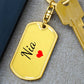 Nia Keychain – Custom Name Keychain for Women