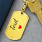 Toril Keychain – Custom Name Keychain for Women