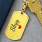 Skyy Keychain – Custom Name Keychain for Women