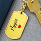 Aggie Keychain – Custom Name Keychain for Women