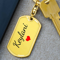 Load image into Gallery viewer, Keylani Keychain – Name Keychain for Women
