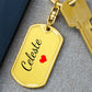 Celeste Keychain – Name Keychain for Women