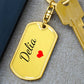 Delia Keychain – Custom Name Keychain for Women