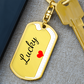 Lucky Keychain – Custom Name Keychain for Women